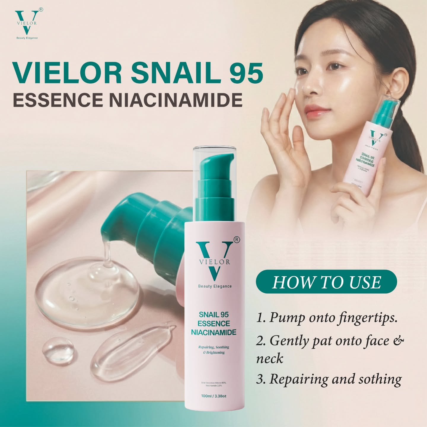 Velor Snail 95 essence in use